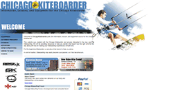 Desktop Screenshot of chicagokiteboarder.com